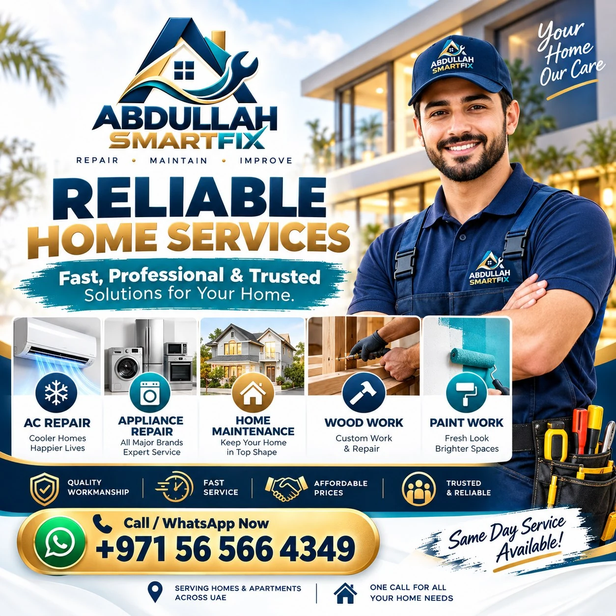 SmartFix home services campaign design